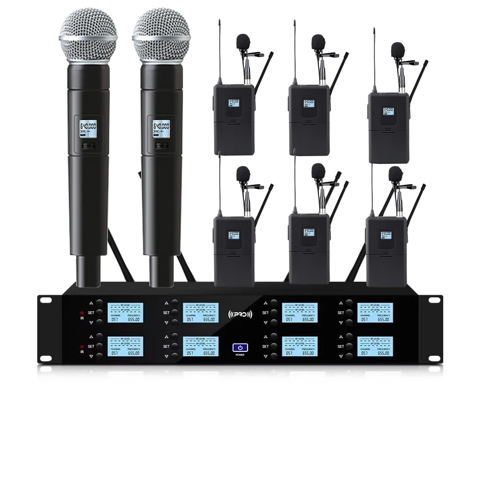 

UHF professional wireless microphone gooseneck headset handheld collar for stage speaker wedding conference church outdoor mic