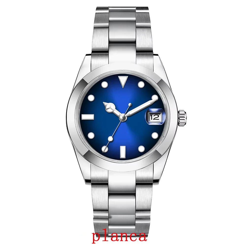 36mm/39mm Men Watch Slide Buckle Steel Strap Sapphire Glass NH35 Automatic movement Mechanical watch