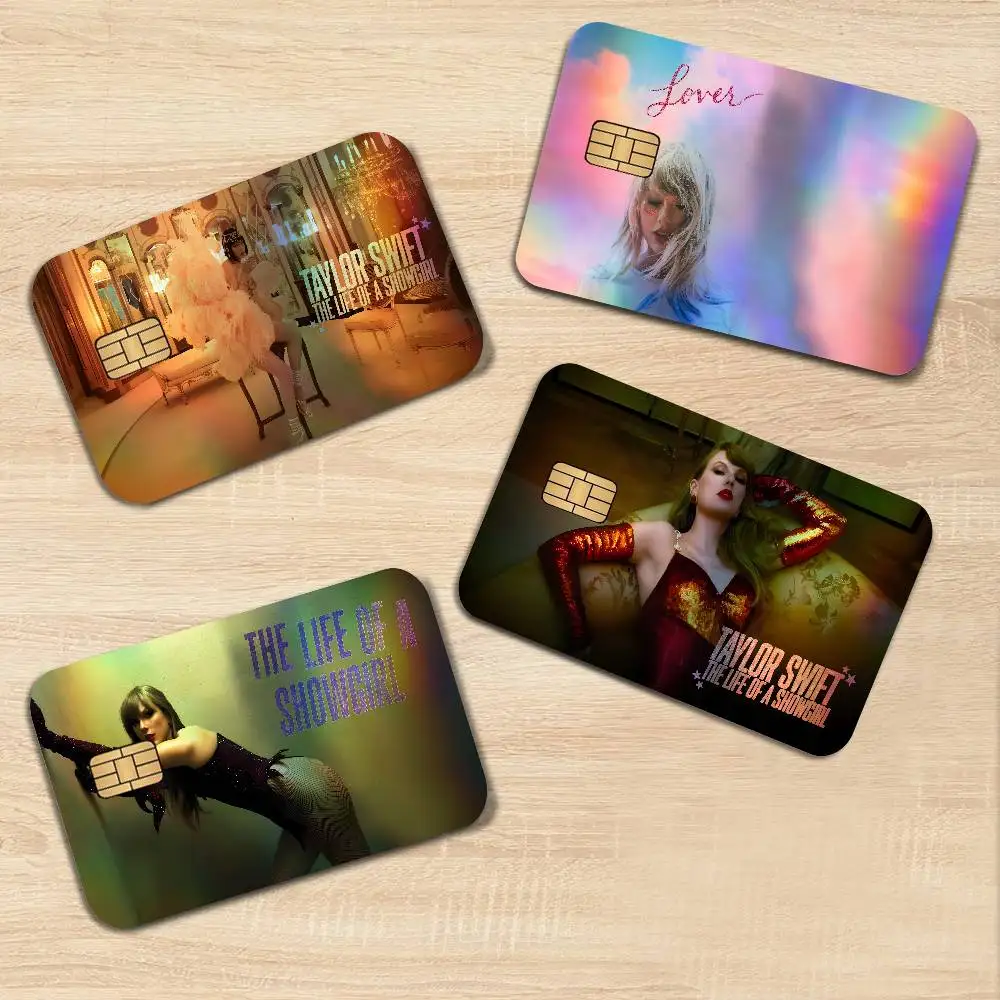 T-Taylor S-Swift Cute Laser Effect Bank Card Stickers Removable Multi Scene Craft Decor - view 2