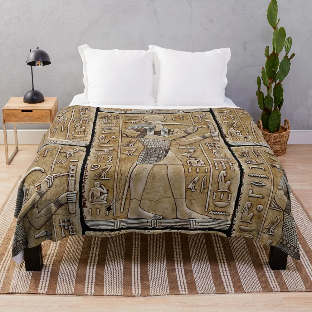 Thoth -Ancient Egyptian deity Throw Blanket Decorative Sofas cosplay anime Comforter christmas decoration Blankets