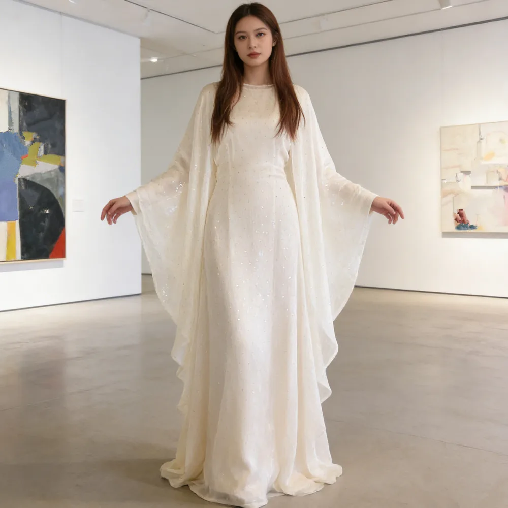 2PCS Eid Djellaba Moslim Set Vrouwen Dubai Party Jurken Ramadan Islam Marokko Abaya Kaftan Vestidos Jalabiya Gewaad Kebaya Caftan