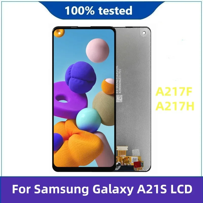 6.5" new LCD For Samsung Galaxy A21s A217 A217F LCD Touch Screen Digitizer For Samsung A21s SM-A217F/DS Display with Frame