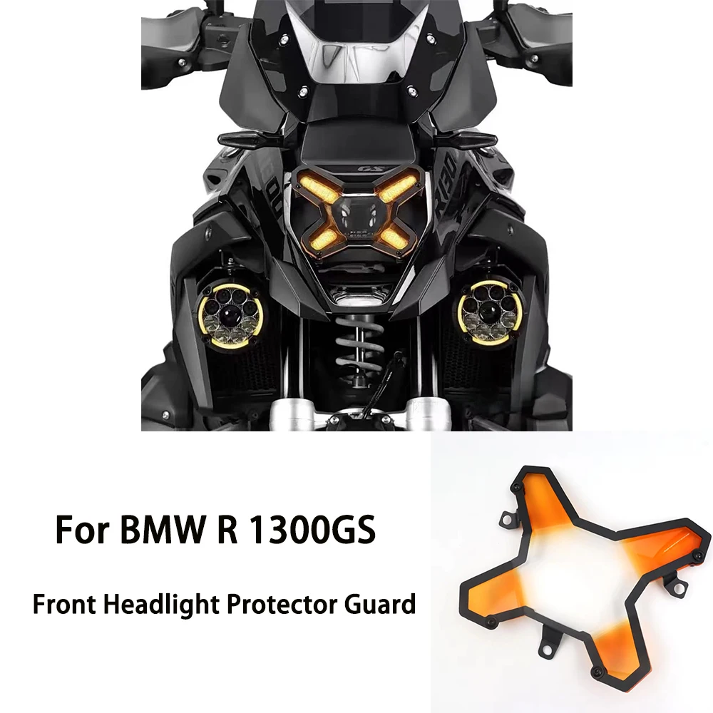 

Защитная защита передней фары для BMW R1300GS GS1300 R 1300 GS 2023 2024 2025, аксессуары для мотоциклов, решетка для фар