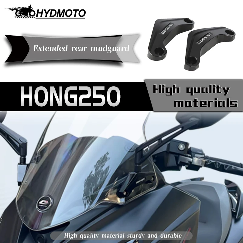 Motorcycle rearview mirror front bracket original extender rearview mirror extension bracket For QJMOTOR HONG250 hong 250