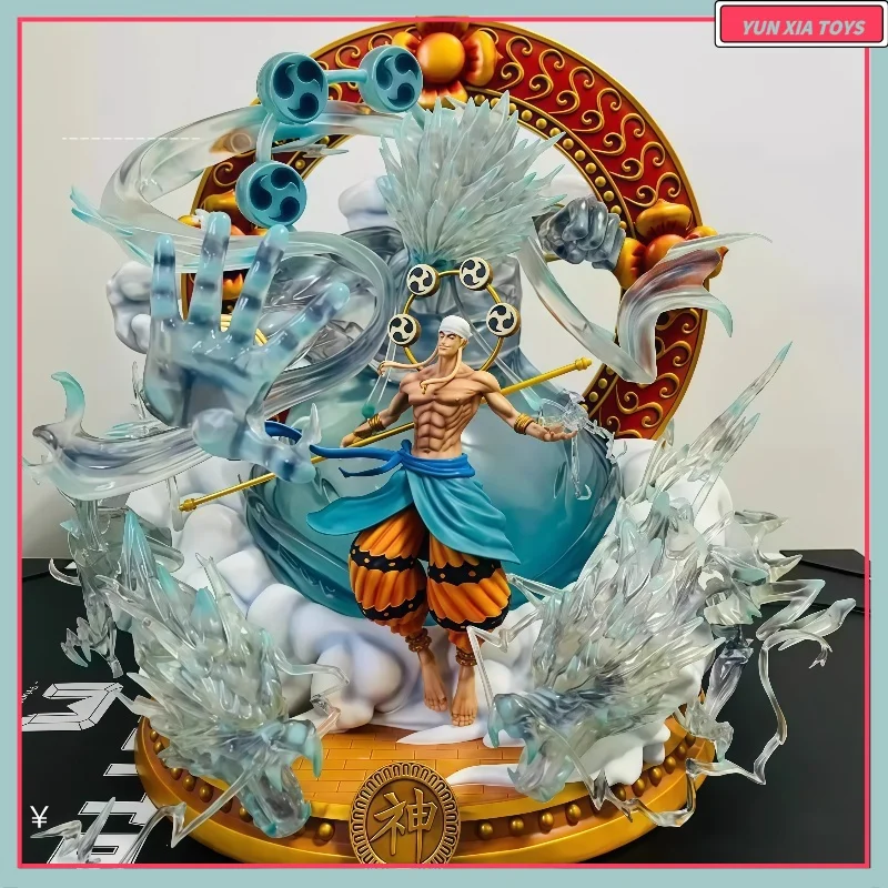 30 cm Een Stuk Anime Figurethor Enel Gk Beeldje Oversized Manga Standbeeld Action Model Speelgoed Figuur Collectible Ornamenten Kid Geschenken