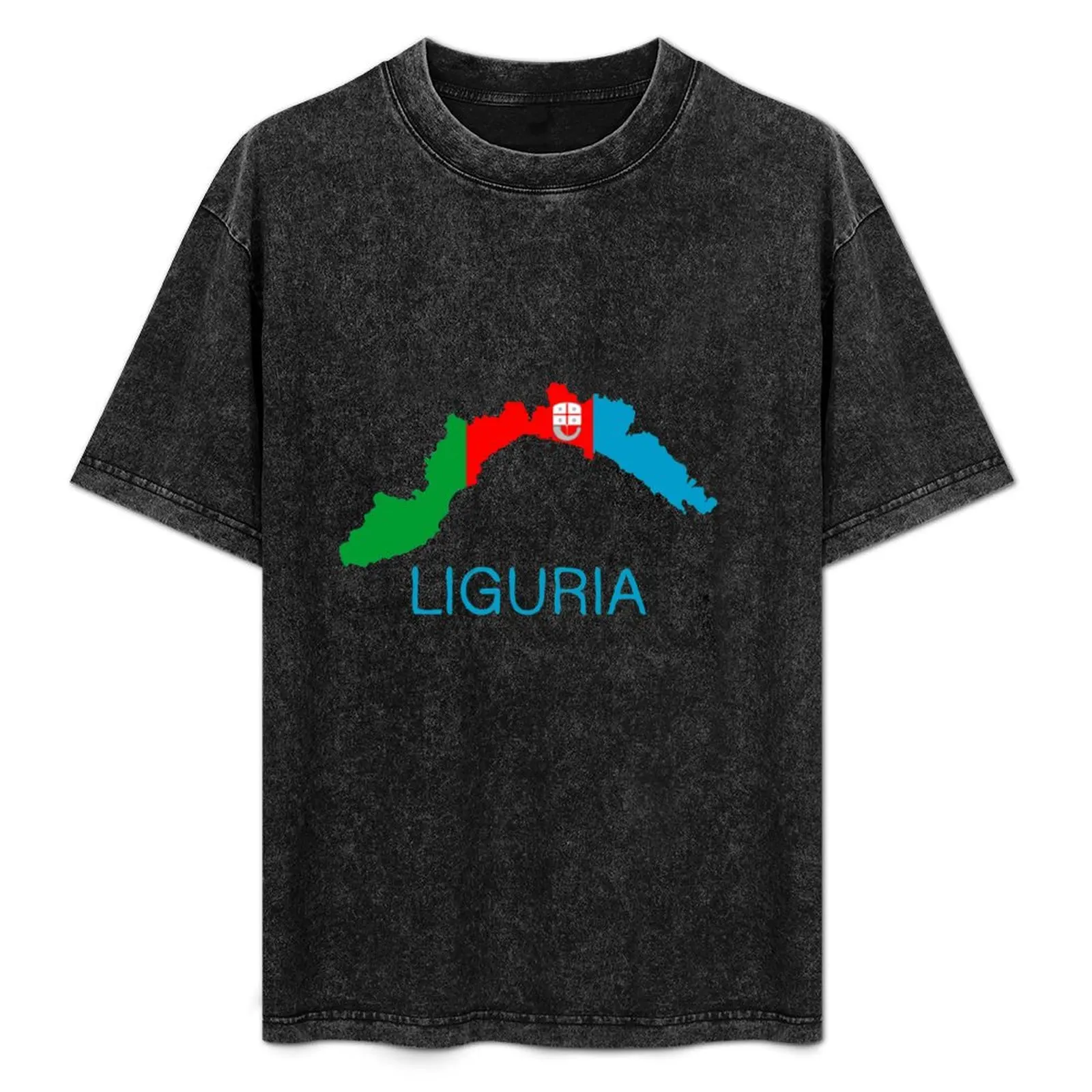 

Liguria Region T-Shirt Fashion Casual Short Sleeve Top