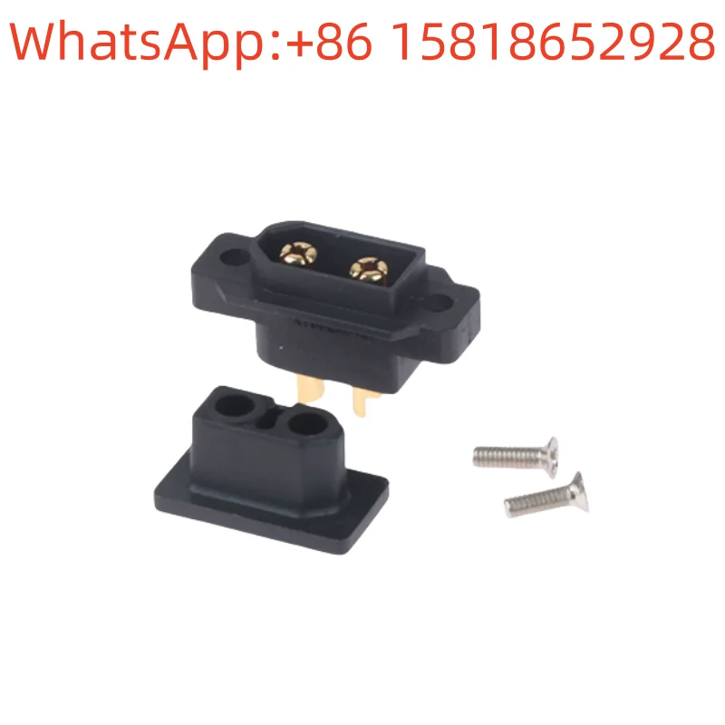 

10 шт. разъемов AMASS XT60EW-M (папа), водонепроницаемые, черные, с позолоченными контактами и винтовым креплением, для подключения 3,5-мм LiPo аккумуляторов радиоуправляемых моделей