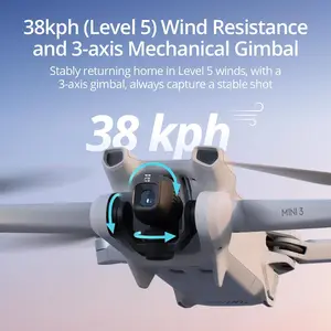 DJI Mini 3 خفيفة الوزن RC بدون طيار RC-N1 بدون طيار لبث فيديو 4K HDR مسافة نقل 10 كم DJI أصلي جديد أعلى 8 مبيعات للمتاجر الرسمية DJI - رقم 1