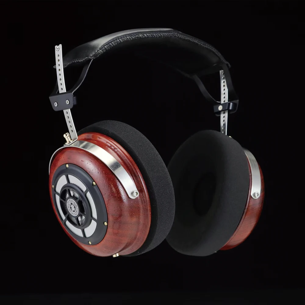 ELFINEAR Kit de carcasa de accesorios para auriculares, auriculares para juegos con cable sobre la oreja, Padauk de madera maciza, Kit DIY de alta gama para audiófilos