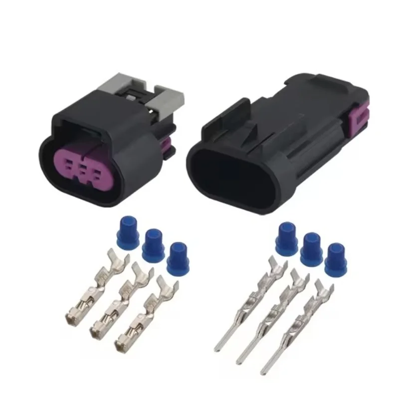 

3 Pin Female male Auto Waterproof Cable Wiring Harness Connector Socket Electric Oil Pump Plug 15326808 for GT 150 115326808