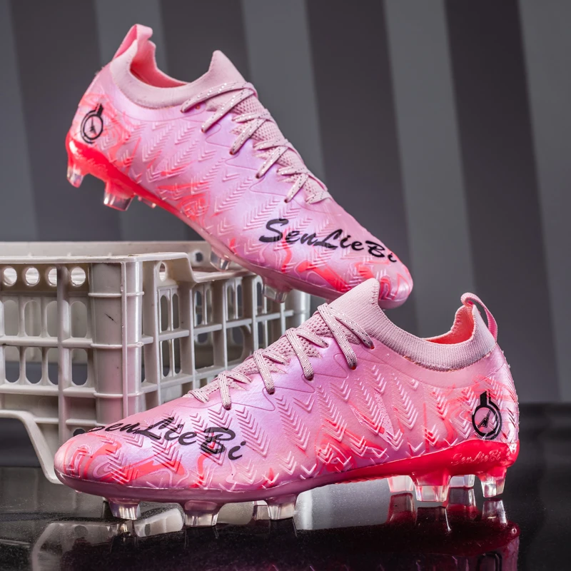 

Men FG Football Shoes Ultralight Training Football Field Boots Outdoor Fast Soccer Shoes Society Cleats Professional Sneaker