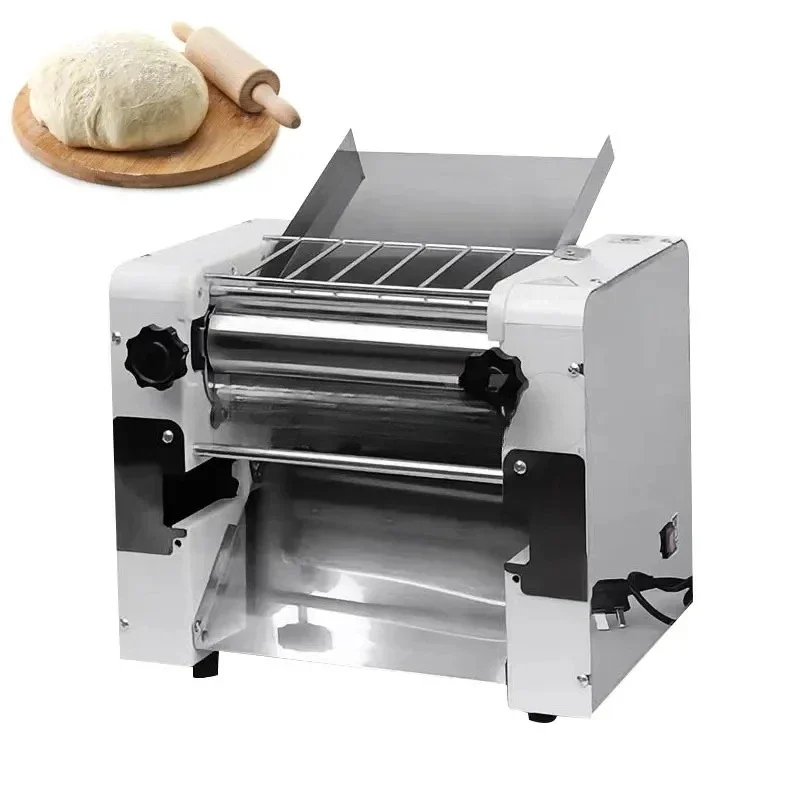 Electric Dough Sheeter Stainless Steel Pasta Noodle Dumpling Machine For Canteen Restaurant Hotel