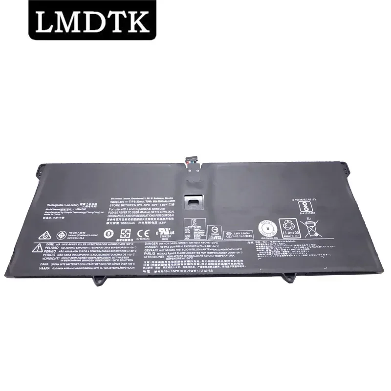 

LMDTK New L16M4P60 Laptop Battery For Lenovo YOGA 920 6 Pro-13IKB 920-13IKB 80Y7002XGE L16C4P61 5B10N01565 7.68V 70WH