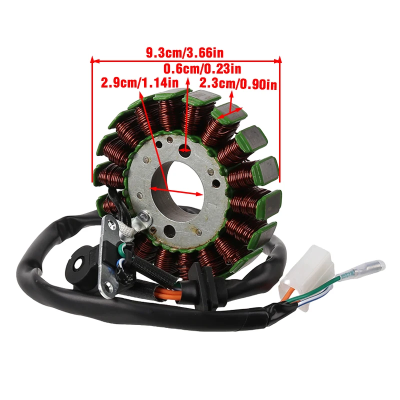 gy6-230cc-18極磁気ステータトラクションコイル、全地形オフロードバイク改造アクセサリーに適しています。