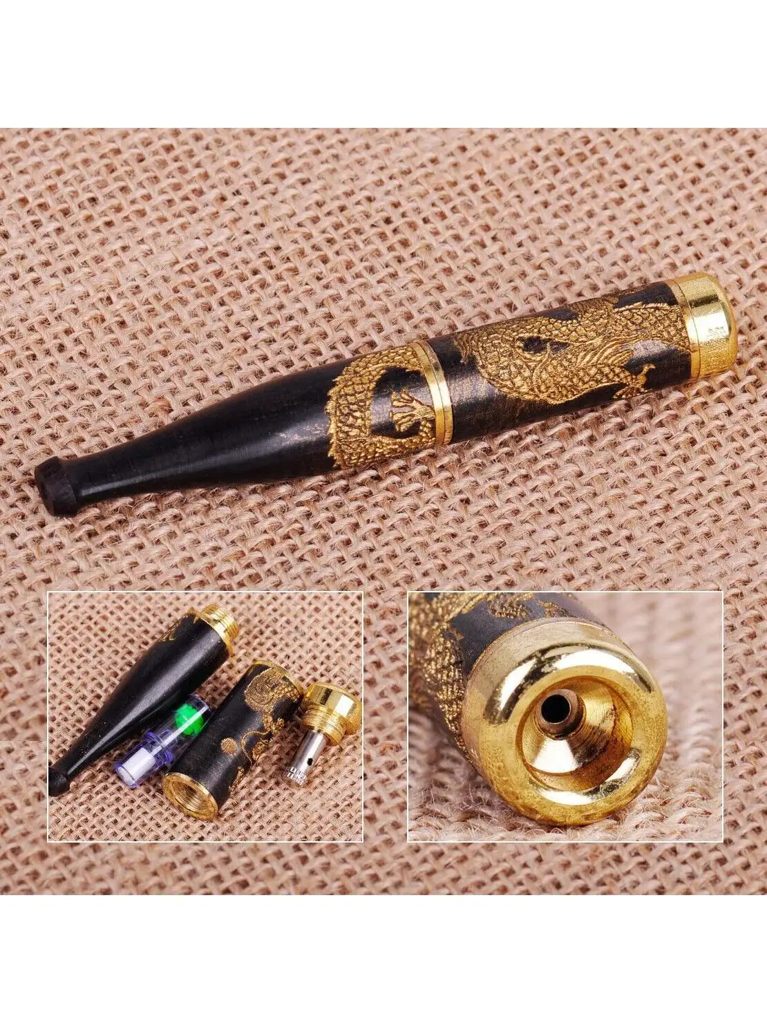 

Резной дракон грубый тонкий двойного назначения сигарета Holde шарнирный моющийся фильтрующий элемент Циркуляционный фильтр сопло