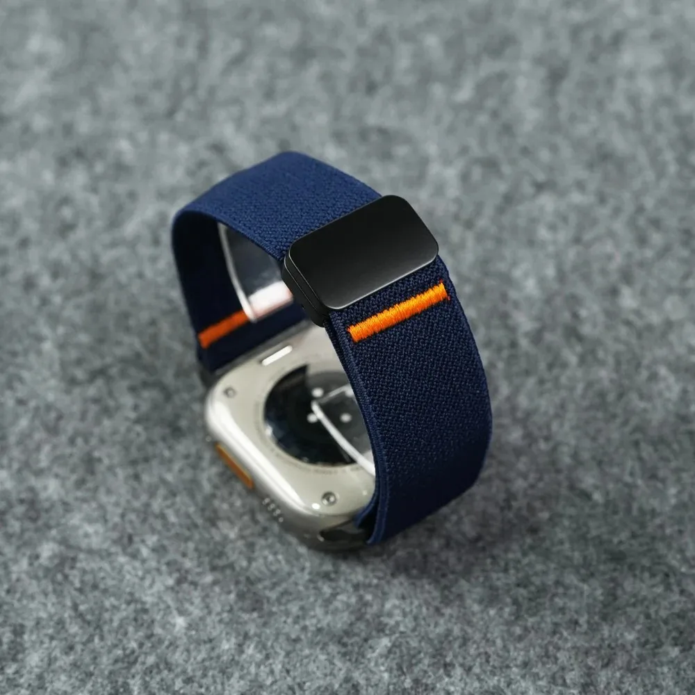 الأشرطة المغناطيسية لساعة أبل الترا 2 الفرقة 49 مللي متر 45 مللي متر 46 مللي متر 44 مللي متر 42 مللي متر النايلون الرياضة كوريا سوار 2026 سلسلة 10 9 8 7 6 5 SE