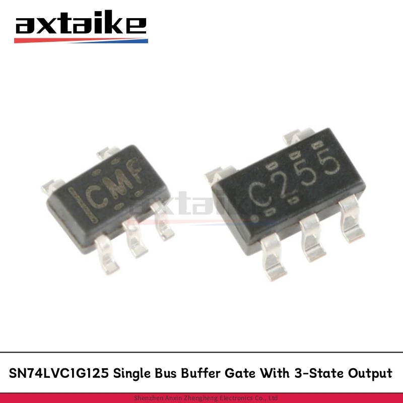 20PCS SN74LVC1G125 SN74LVC1G125DBVR C255 C25F C25J/K/R/T SN74LVC1G125DCKR CM5 CMF Single Bus Buffer Gate With 3State Output SMD