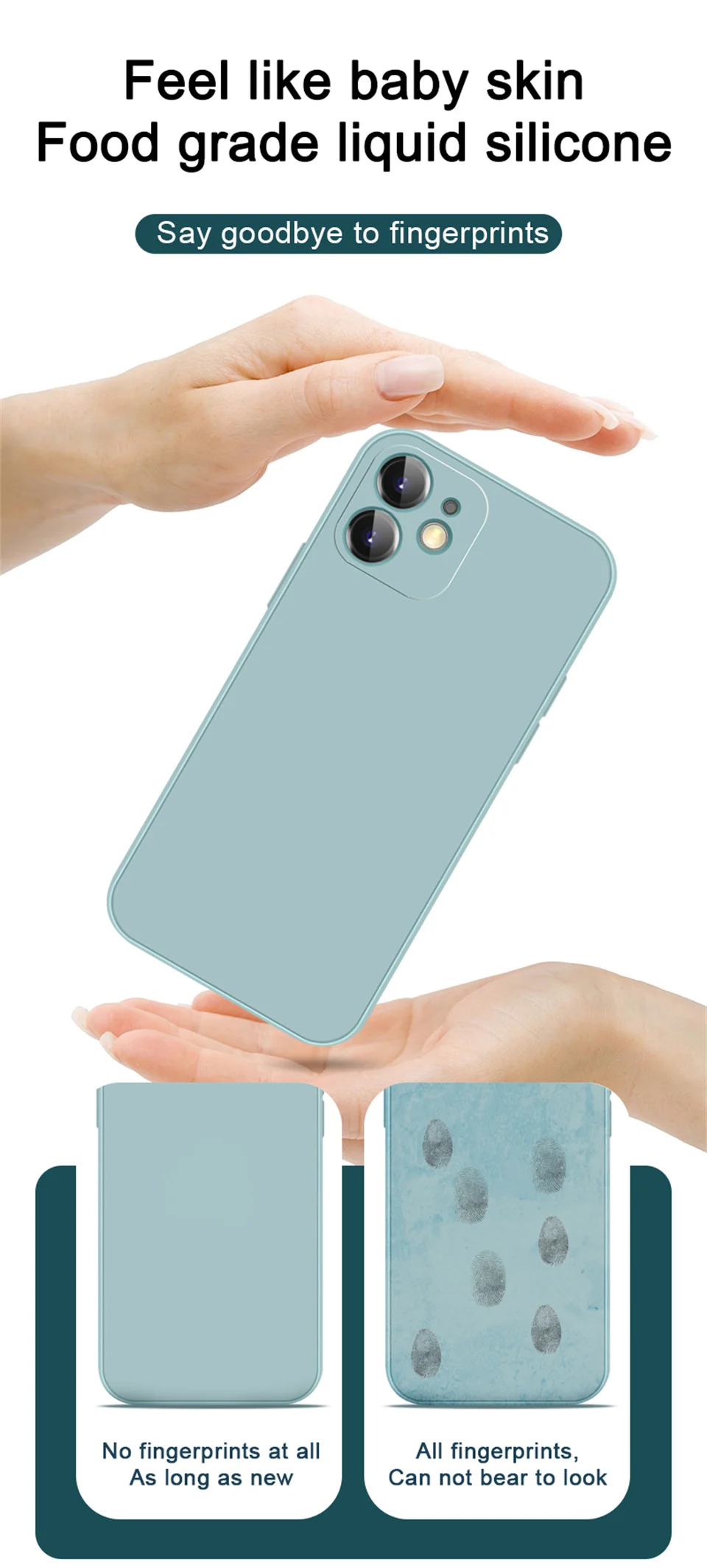 Luxuriöse, stoßfeste Hülle aus flüssigem Silikon für iPhone 17, 11, 12, 13, 14, 15 Pro Max, 7, 8, 15 Plus X XS XR Max, Mini-Rückseite, weiche Abdeckung – Detail 17