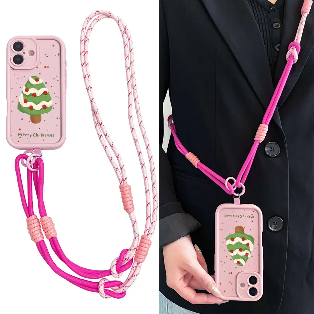 2025 لسامسونج A56 55 36 26 16 06 15 35 25 54 34 24 73 53 71 51 31 72 52 32 14 12 17 07 شجرة عيد الميلاد Crossbody الحبل