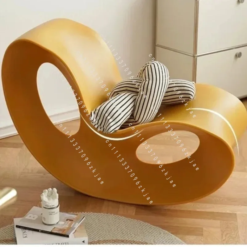 Modern Relaxing Chair Design Armchair Rocking Plastic Lazy Sofa Polyethylene Voido  Rotational-molded Aesthetic