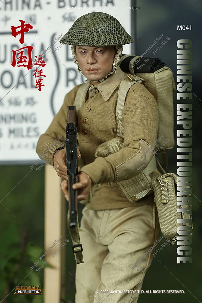 Minitimes toys M041 1/6 Scal figura de acción coleccionable de la Fuerza Expedicionaria china, 12 pulgadas, modelo de juguete Masculino