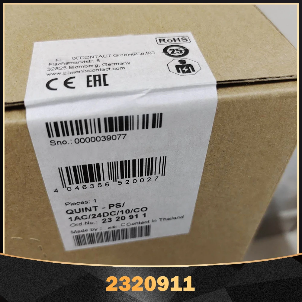 Phoenix Güç Kaynağı için QUINT-PS/1AC/24DC/10/CO 2320911