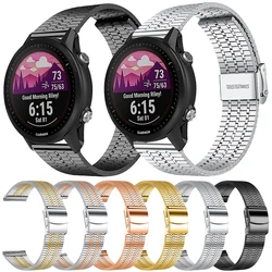 Quick Release 22mm 20mm Metal Stainless Steel Band For Garmin Forerunner 265 Music 255 645/Venu 3 2 Sq/Vivoactive 4 Watch Strap