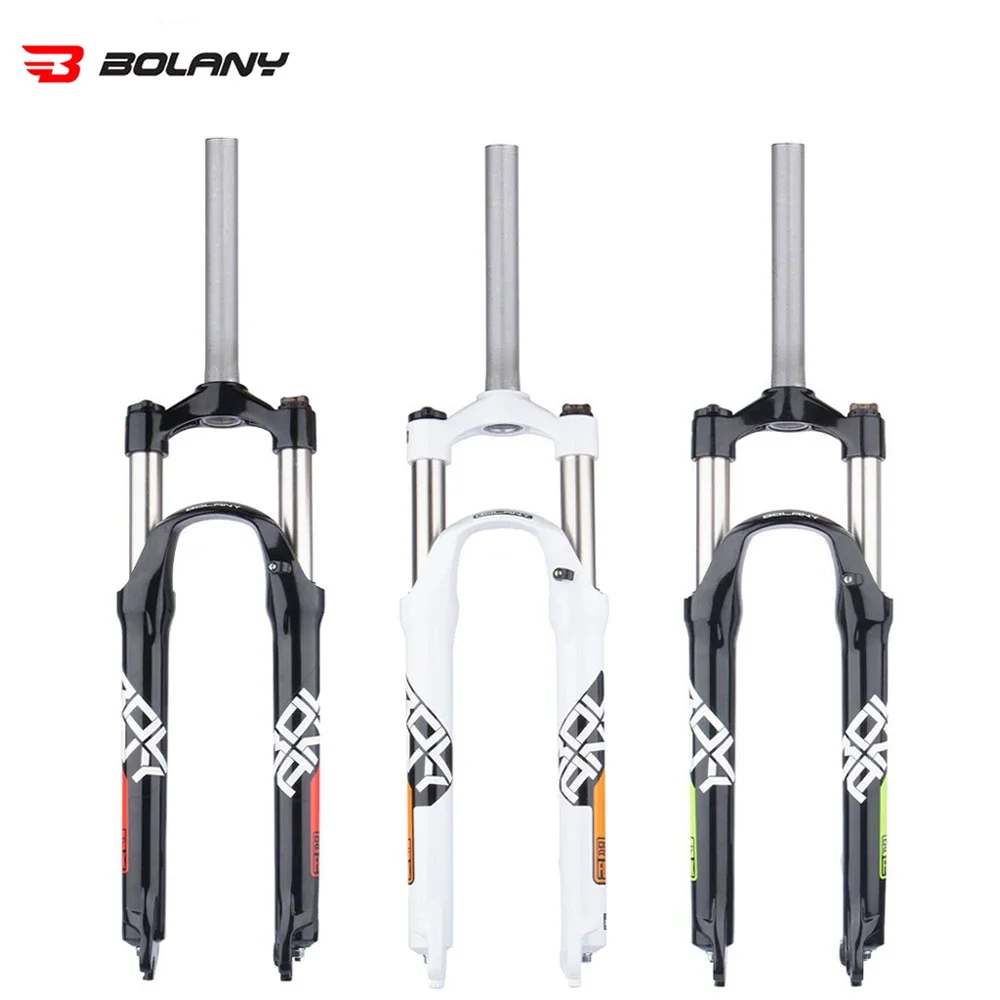 AliExpress BOLANY Aluminum Alloy MTB Suspension Fork - Mechanical Shoulder Lockout, Compatible with 26/27.5/29 Inch Mountain Bikes