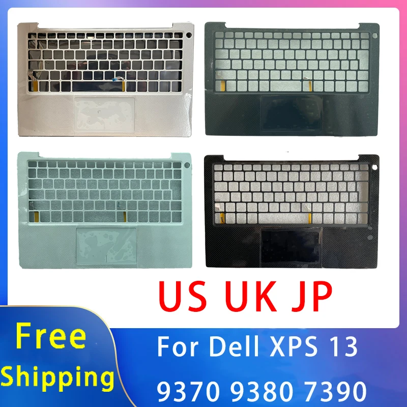 

New Original For Dell XPS 13 9370 9380 7390 Replacemen Laptop Accessories Palmrest/Touchpad Black White US UK JP