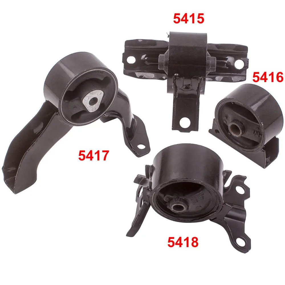 4x Motor & Trans Mount for Dodge Caliber 2007-12 for Jeep Patriot (MK) 2007-2016