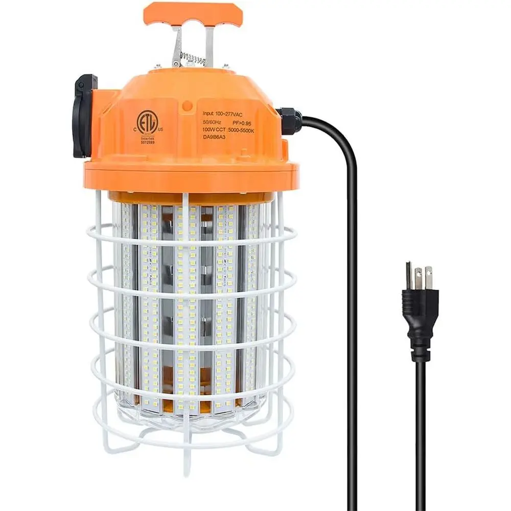 

100W LED Temporary Work Light Waterproo Lights Cotruction Lights Work Site Lighting Temporary Cotruction Lighting 15500Lm 5000K