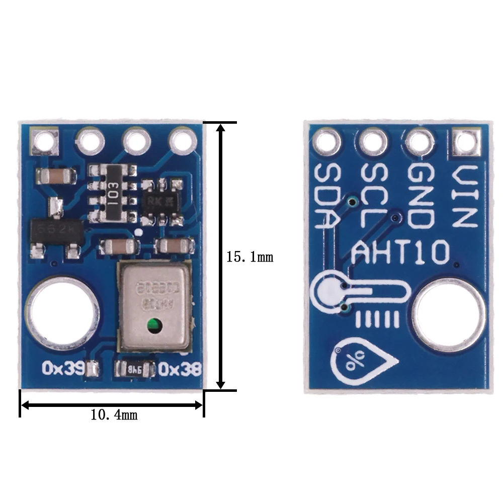 1/5/10PCS AHT10 AHT20 AHT21 High Precision Digital Temperature and Humidity Sensor Measurement Module I2C Communication SHT20