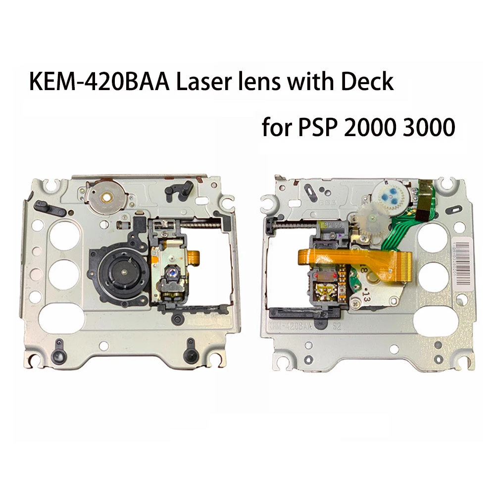 Original UMD Laser Lens with Deck for PSP2000 3000 KHM-420BAA Optical Laser Len Holder for PSP Game Console Disc Reading Repair