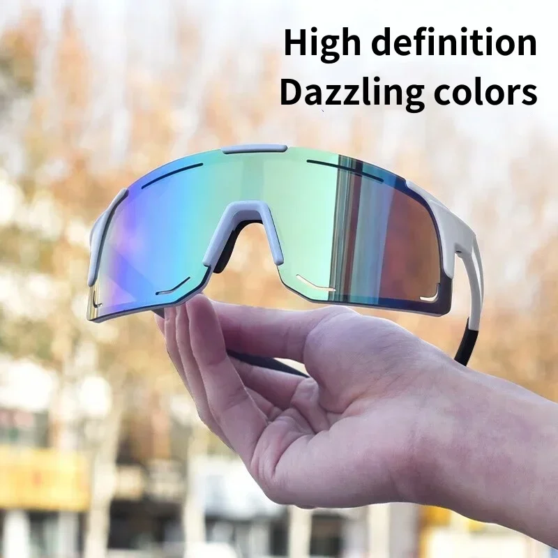 Sports Men Sunglasses Road Bicycle Glasses Mountain Cycling Riding Protection Goggles Windproof Outdoor Anit-uv Glasses