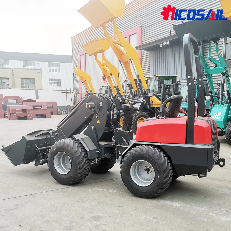 

Китайский небольшой телескопический погрузчик, колесный погрузчик со стрелой, 1 тонна, электрический погрузчик для сада и фермы с фронтальной стороны