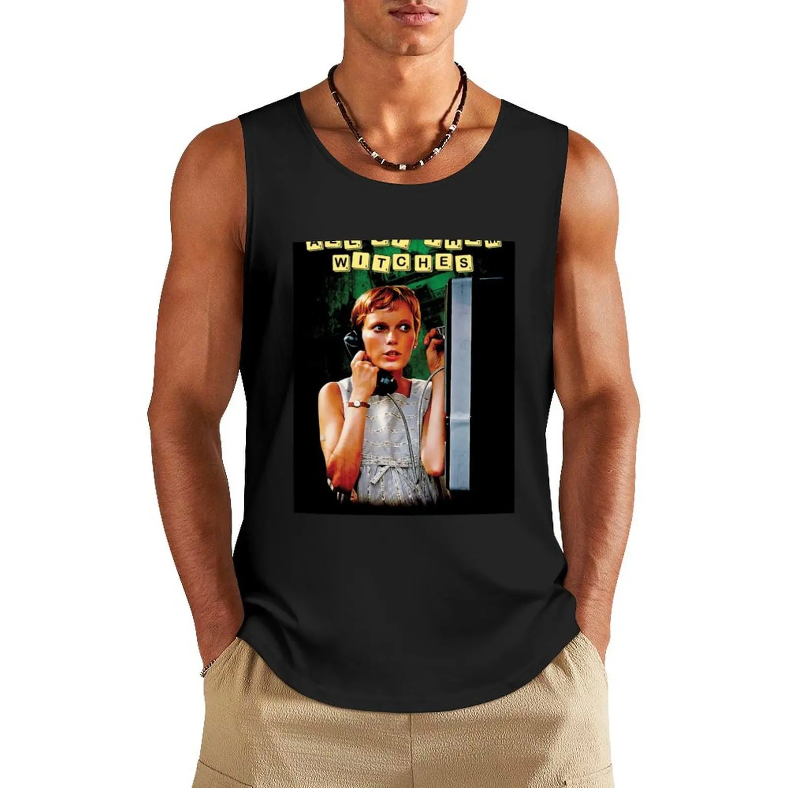 

Rosemarys baby - All of them witches Tank Top t-shirt gym man Men's clothing brands sleeveless gym shirt man fitness