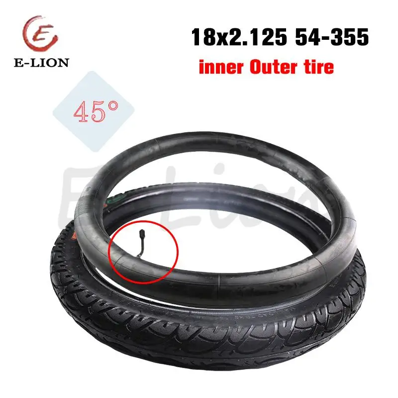 

High performance18 X 2.125 / 54-355 inner and outer tire fits Many Gas Electric Scooters and e-Bike 18*2.125 tyre
