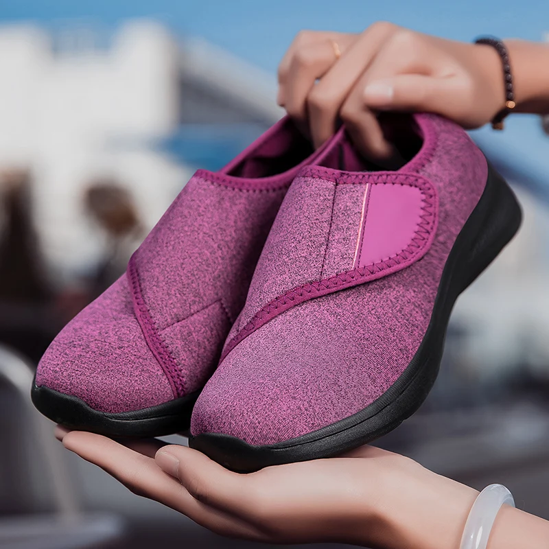الوافدين الجدد حذاء كاجوال Zapatos De Mujer للنساء خفيفة الوزن عدم الانزلاق أحذية مشي الرجال مريحة للجنسين أحذية السكري