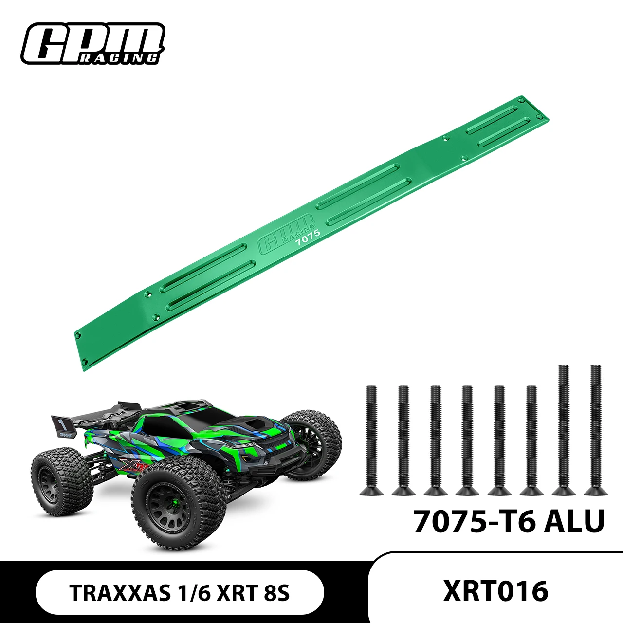 

Алюминиевая шассиальная пластина GPM 7075-T6 для TRAXXAS 1/6 XRT 8S 78086-4
