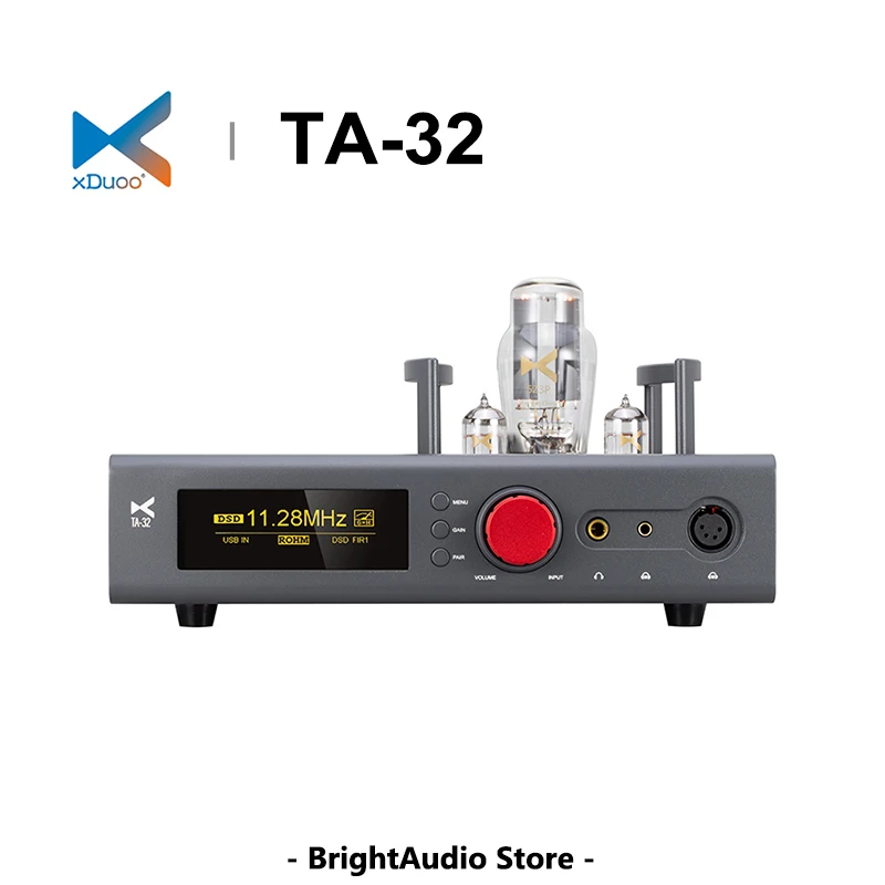 XDUOO TA-32 عالية الأداء DAC أنبوب متوازن مضخم ضوت سماعات الأذن RHOM BD34301 DSD 1Bit/22.56 MQA بلوتوث LADC فئة A عازلة