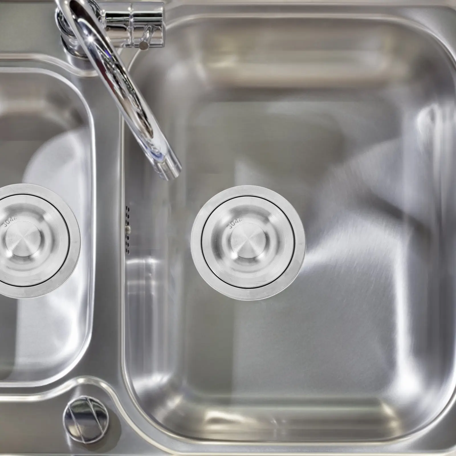 

Stainless Steel Sink Drain Assembly Removable Deep Waste Basket Strainer Sealing Lid Kitchen Drain Trap Food Debris Catcher Easy