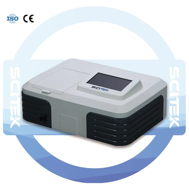 190-1100nm UV-VIS Spectrophotometer 7-inch Touch Screen Spectrophotometer for School