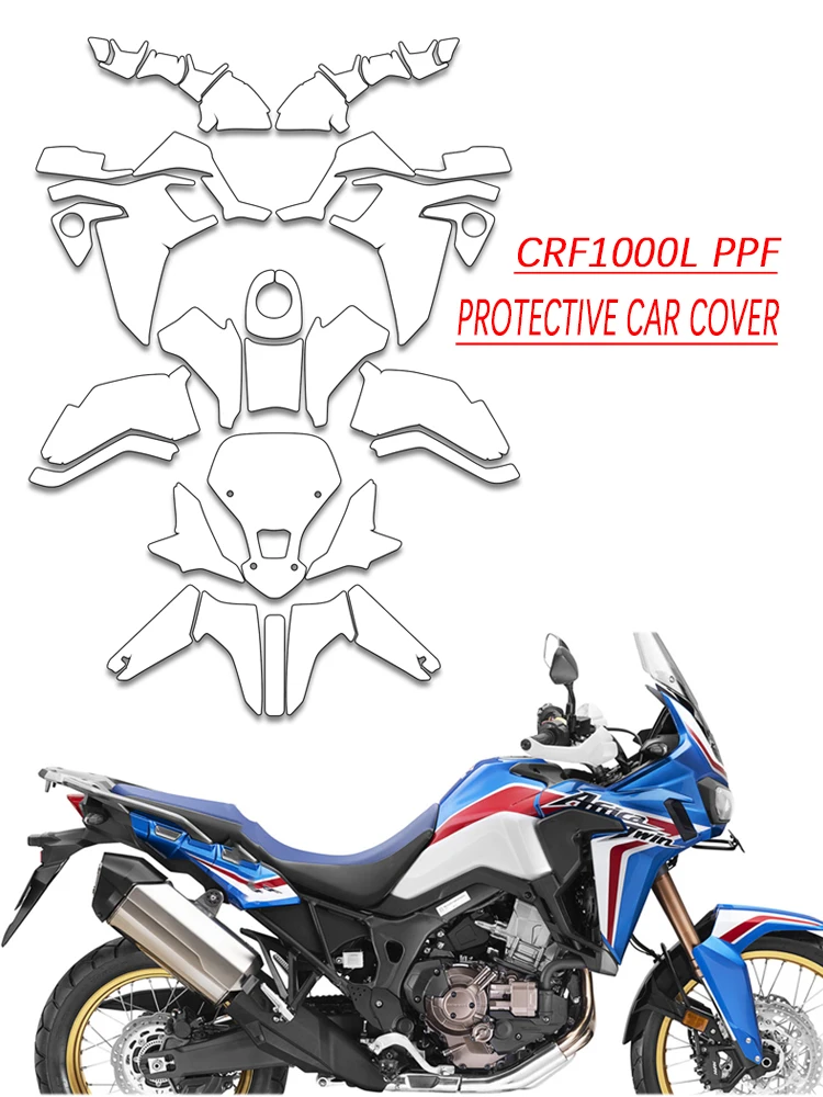 

CRF1000L для Honda CRF1000L PPF лобовое стекло мотоцикла защитная пленка из ТПУ CRF 1000 L Africa Twin невидимый Bodykit защита краски