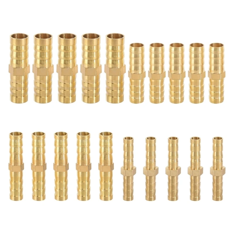 Pack of 20 Hose Couplings Strong Attachment Hose Connector Straight Barb Connector Multiple Size for Various Application