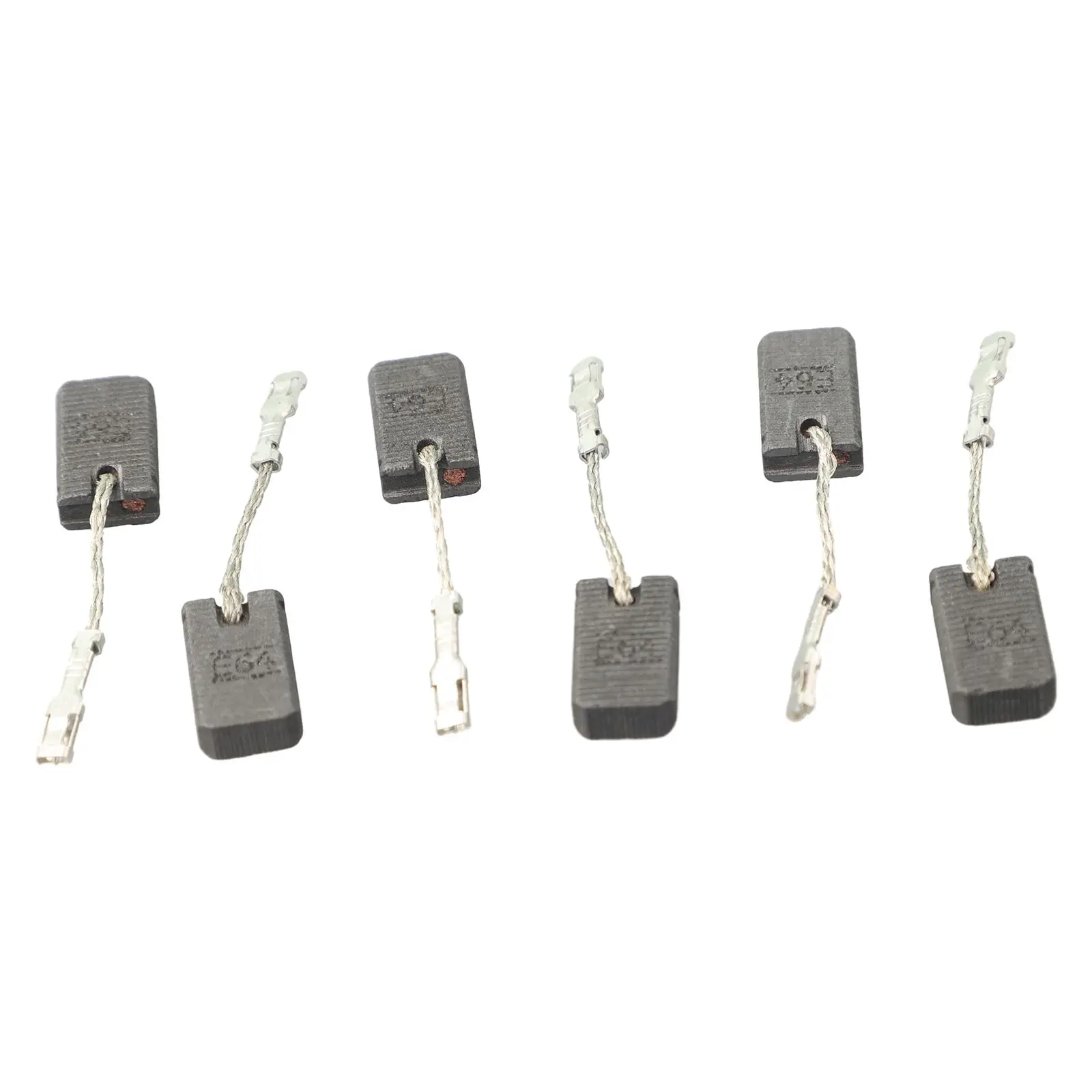 

6 шт., карбоновая щетка E64 для угловой шлифовальной машины 1200 Вт