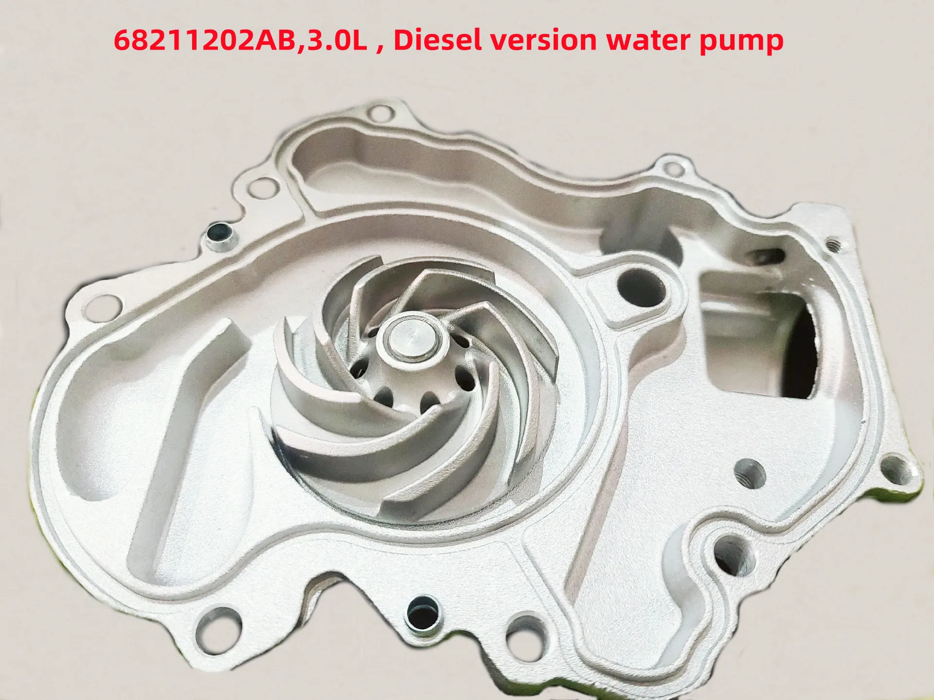 WAP02 Water Pump, 68211202AB, Suitable For: 3.0L, Diesel Version, Grand Cherokee WK, RAM1500 pickup, LX300C,2011-2021