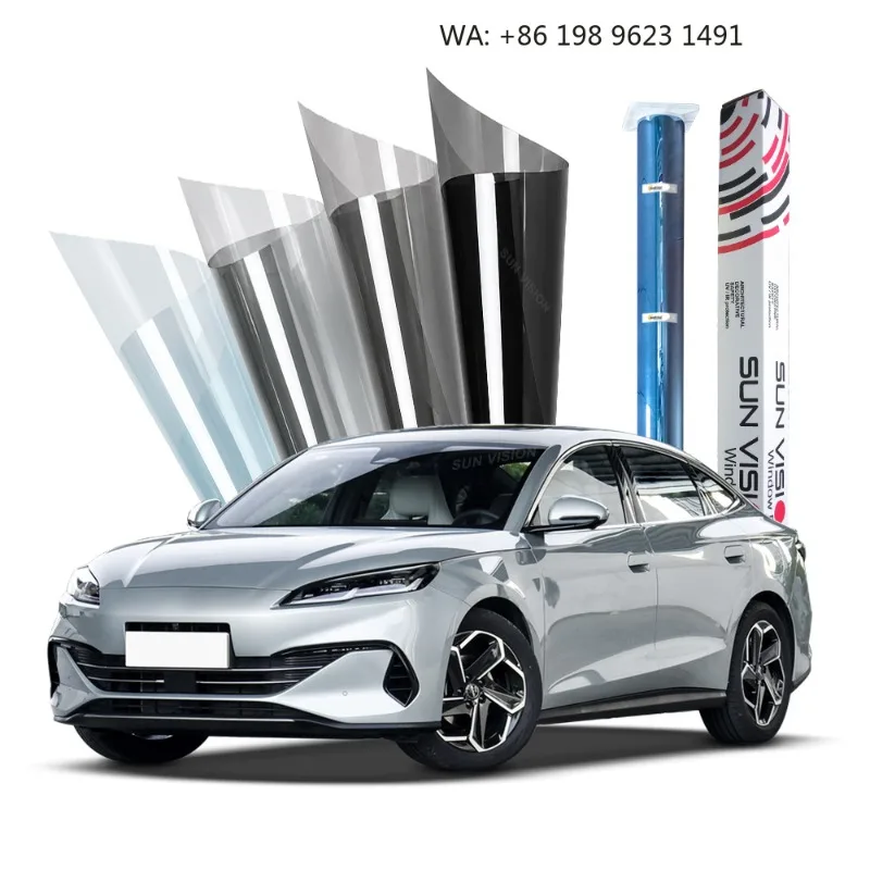 Factory Price Nano Ceramic Car Window Film Heat Insulation UV Stop High Definition Anti-Explosion Privacy Protection OEM