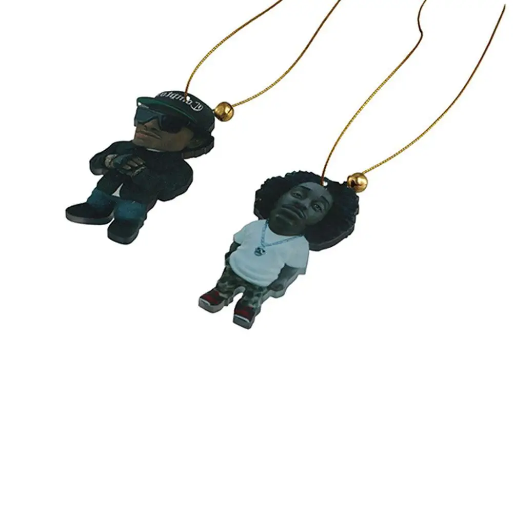 

Rapper Hanging Classic Rapper Posture Ornament Acrylic Anime Figures Rapper Hanging Ornament Cartoon 8cm Car Interior Decoration