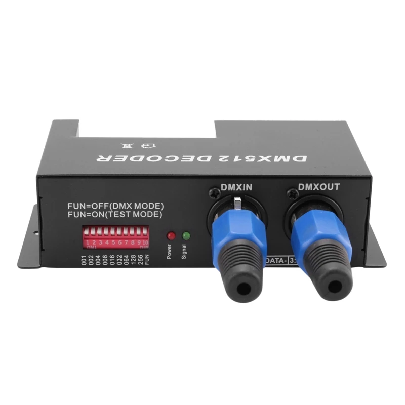 2X 4 saluran DMX Decoder RGBW PWM DMX512 Dimmer Driver RGBW LED Strip Light Controller Input 12 v-24 V DC