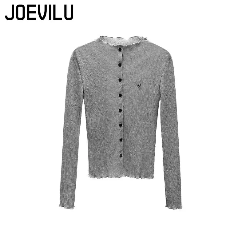 Embroidered Shirt Yamamoto Style Black Cardigan Dark Aesthetic Gothic Blouse Pleated Y2k Tops Grunge Japanese Emo Alt Clothes